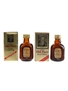 Grand Old Parr 12 Year Old & De Luxe Bottled 1970s-1980s 2 x 5cl / 43%