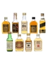 9 x Assorted Spirits Miniature 