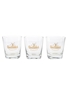 Glenfiddich Whisky Glasses  3 x 8cm Tall