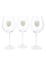 Dom Perignon Champagne Glasses  3 x 24cm Tall