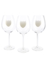 Dom Perignon Champagne Glasses  3 x 24cm Tall