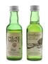 Islat Mist & Strathayr Pure Malt Bottled 1980s-1990s 2 x 5cl / 40%