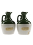 Rutherford's Ceramic Decanters Bottled 1980s 2 x 5cl / 40%