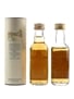 Edradour 10 Year Old & Glengoyne 10 Year Old Bottled 1990s 2 x 5cl / 40%