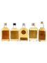 Assorted Blended Scotch Whisky Jamie Stuart, John Begg, Long John, Spey Cast & Teacher's 5 x 5cl / 40%