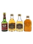 Assorted Whisky Liqueurs Atholl Brose, Glayva & Stag's Breath 4 x 5cl