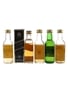 Assorted Blended Scotch Whisky Ben Roland, Johnnie Walker Black Label 12, Highland Fusilier, Tax Collector & Sheep Dip 5 x 5cl / 40%