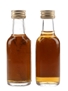 Mount Gay Eclipse & Liqueur Rum Bottled 1970s-1980s 2 x 5cl / 40%