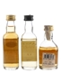 Auchentoshan 10 Year Old, Deanston 12 Year Old & Glenkinchie 10 Year Old Bottled 1980s-1990s 3 x 5cl