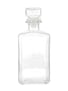 Glass Decanter With Stopper  22.5cm Tall