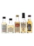 Assorted Single Malt Scotch Whisky Benriach, Dalwhinnie, Glen Rothes, Knockando & Singleton Of Auchroisk 5 x 5cl