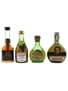 Brillat Savarin, Caussade VSOP, Ducastaing VSOP & Janneau Grande Armagnac Bottled 1970s-1980s 4 x 3cl-5cl / 40%