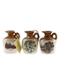 Lindisfarne Ceramic Decanters  3 x 5cl