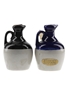 Rutherford's Ceramic Decanters Bottled 1980s 2 x 5cl / 40%