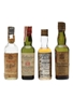 4 x Assorted Whisky Miniature 