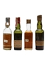 4 x Assorted Whisky Miniature 