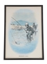 Johnnie Walker Sporting Print - Fishing 1820 Early 20th Century - Tom Browne 37cm x 27cm