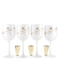 Moet & Chandon Plastic Glasses & Sippers  7 x 8cm - 21cm Tall