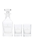 Glenfiddich Crystal Decanter & Whisky Glasses  14.5cm Tall & 6cm Tall
