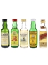 Catto's, Cutty Sark, J & B, Johnnie Walker Red Label, & Scottish Leader Bottled 1980s-1990s 5 x 5cl / 40%