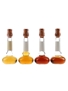 Glenturret 10, 14, 15 & 16 YO Still Shaped Bottles 4 x 4cl