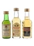 Glenlivet 12 Year Old, Tamnavulin & Tormore 10 Year Old Bottled 1980s-1990s 3 x 5cl / 40%