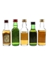 Chivas Regal 12, J&B, Passport, Pride Of Orkney 12 & St Michael Islay Bottled 1970s-1980s 5 x 5cl