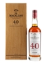 Macallan 40 Year Old The Red Collection Bottled 2020 70cl / 48.1%