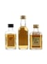 Edinburgh Castle 12 Year Old, Logan 12 Year old & Old Smuggler 12 Year Old Bottled 1980s-1990s 3 x 5cl / 40%