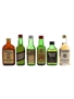 Abbot's Choice, Black Bottle, Glenturret, J&B, Teacher's Highland Cream & Queen Anne Bottled 1970s-1980s 6 x 5cl