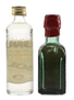 Bokma Oude Friesche Genever & Jonge Dubbelgestookte Graangenever Bottled 1970s-1980s 2 x 5cl