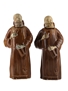 Le Moine Legendaire Monk Ceramic Figurines Liqueur Decanters 2 x 29cm x 13cm
