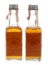 Jim Beam Bottled 1970s-1980s 2 x 4.7cl-5cl / 40%