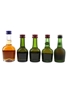 Courvoisier Three Star Luxe, VS & VSOP Bottled 1970s-1980s 4 x 3-5cl