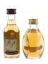 Chivas Regal 12 Year Old & Dimple 12 Year Old Bottled 1980s 2 x 5cl / 40%