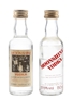 Moonshine Bottled 1970s-1980s 2 x 4.7cl-5cl