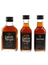 Captain Morgan The Original & Black Label Jamaica Rum Bottled 1980s 3 x 5cl / 40%