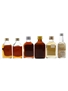 Four Bells Navy Rum, Lamb's, Lemon Hart, Old Oak & Ron Matusalem Bottled 1970s-1980s 6 x 5cl