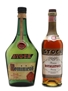 Stock Dominicus & Royalstock Brandy Bottled 1950s & 1970s 100cl & 75cl