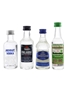 Absolut, Finlandia, Gorbatschow & Moskovskaya Vodka  4 x 4cl-5cl