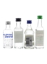 Absolut, Finlandia, Gorbatschow & Moskovskaya Vodka  4 x 4cl-5cl