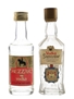 Huzzar & Samovar Vodka Bottled 1970s-1980s 2 x 7.1cl / 37.4%