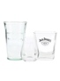 Branded Whisky & Rum Glasses Johnnie Walker, Jack Daniel's & Bacardi 7.5cm-12cm Tall