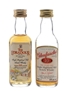 Glenfarclas 10 Year Old & Edradour 10 Year Old Bottled 1990s 2 x 5cl / 40%