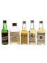 Black Bottle, Glen Calder, Pig's Nose, Rob Roy De Luxe & Teacher's Highland Cream Bottled 1970s 5 x 4.7cl-5cl / 40%