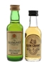 Glen Grant & Glenlivet 12 Year Old Bottled 1970s-1980s 2 x 5cl / 40%