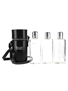 Grants Triple Flask Hunting Set Leather Carry Case 