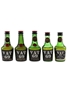 Vat 69 & De Luxe Reserve Bottled 1960s-1970s 5 x 5cl