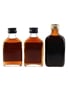 Captain Morgan Black Label, Lamb's Navy Rum & Skipper Rum Bottled 1970s 3 x 5cl / 40%