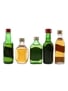 Assorted Blended Scotch Whisky Black Bottle, Dimple, Glenfiddich Pure Malt, Johnnie Walker Red Label & J&B 5 x 4.7cl-5cl / 40%